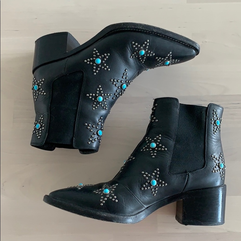 Valentino Star & Turquoise Boots